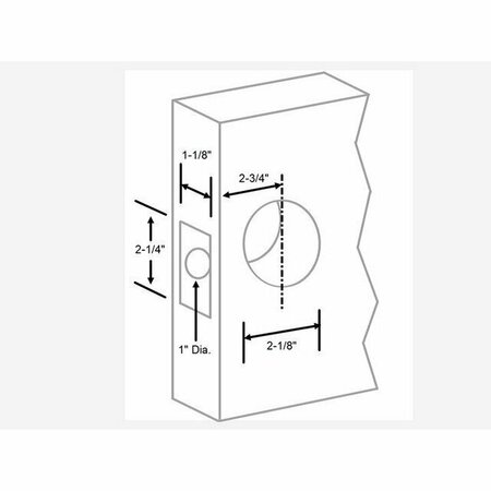 Trans Atlantic Co. Saturn Series Brushed Chrome Classroom Cylindrical Door Leverset Grade 2 DL-LSV70-US26D